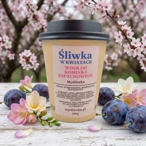 Wosk do kominka zapachowego. Śliwka w kwiatach
