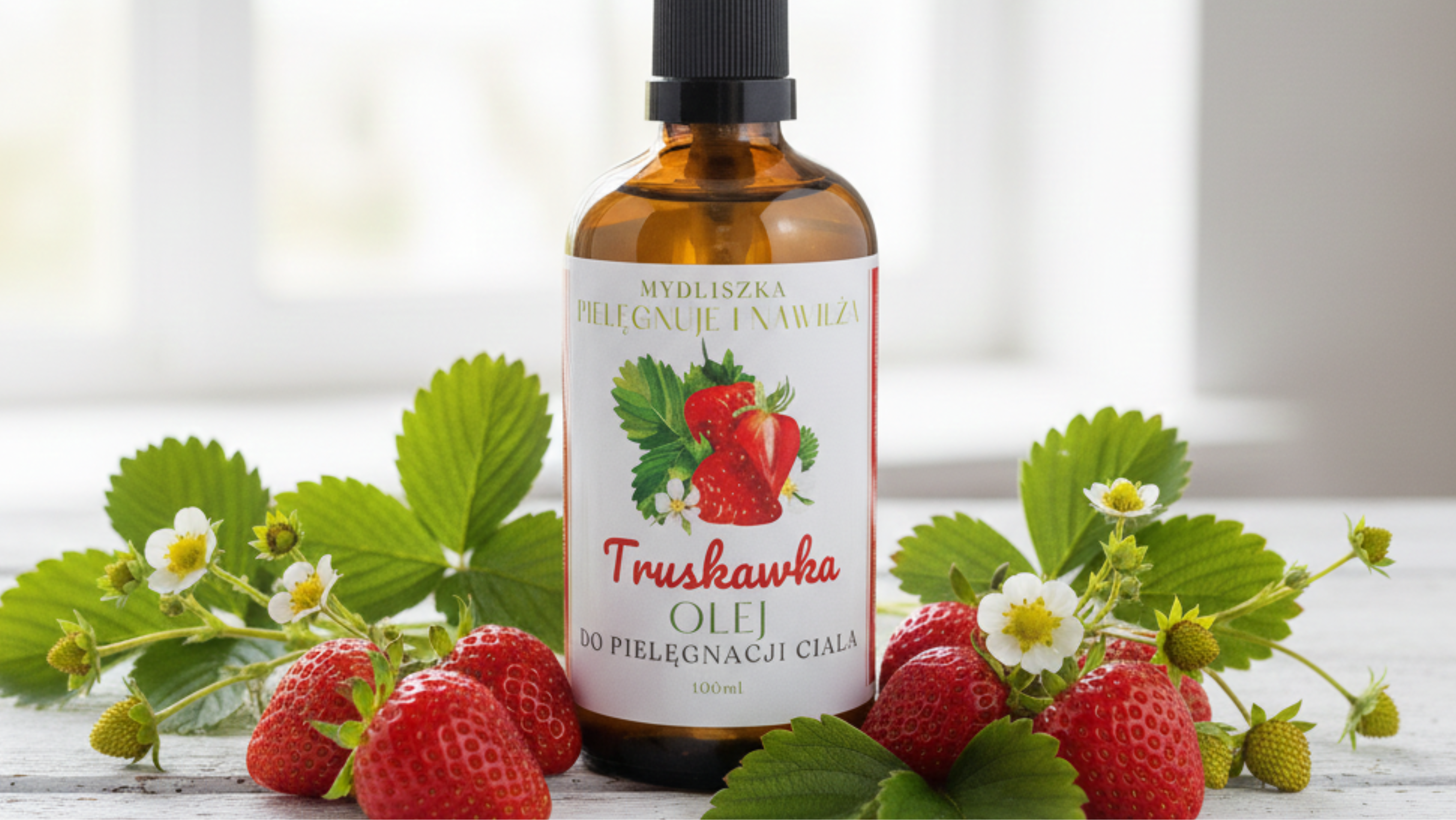 Olej do pielęgnacji ciała Truskawka